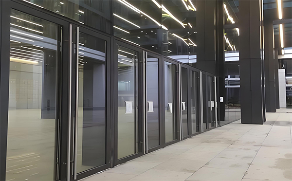 米脂玻璃地弹门 米脂玻璃地弹门