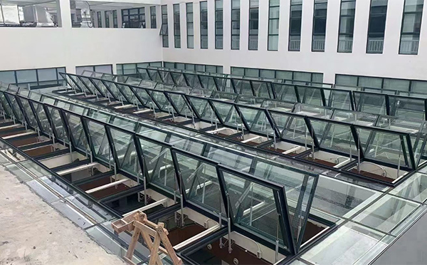 百安科技有限公司近期米脂排烟窗项目案例分享