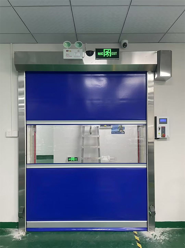 米脂快速米脂卷帘门在冷链物流仓储区的应用实践